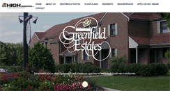 Desktop Screenshot of greenfieldestatesapts.com